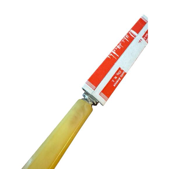 VTG Henry’s Tomato & Steak Knives Forgecraft USA Bakelite Style Handles Set - Picture 4 of 9